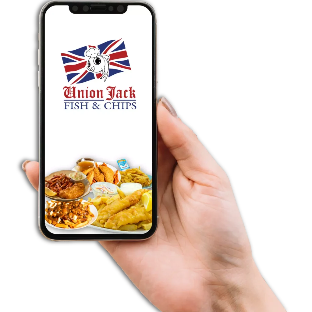 union jack app for fish and chips online order