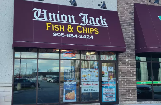 union jack fish and chips store 4th avenue st. catharines, ontario