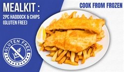 2pc Haddock <br>& Chips<br> (Gluten Free)