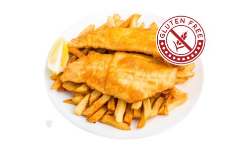 BOGO - 1pc Gluten-Free Haddock and Chips (Buy 1 Get 1 Half Price) 