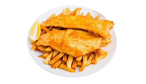 BOGO - 1pc haddock and chips (Buy 1 get 1 half price)