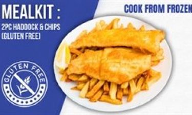 2pc Haddock <br>& Chips<br> (Gluten Free) 